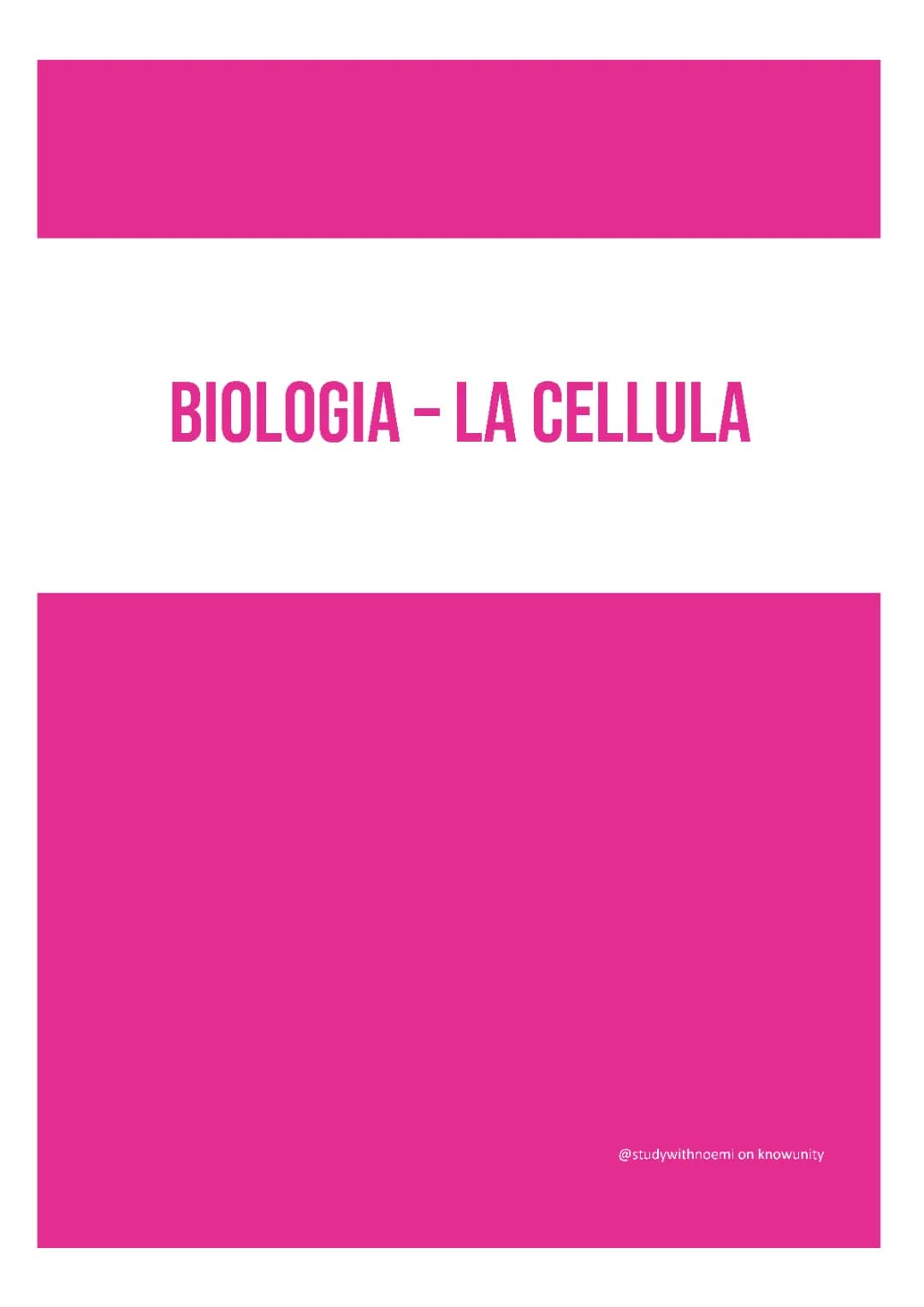 La cellula