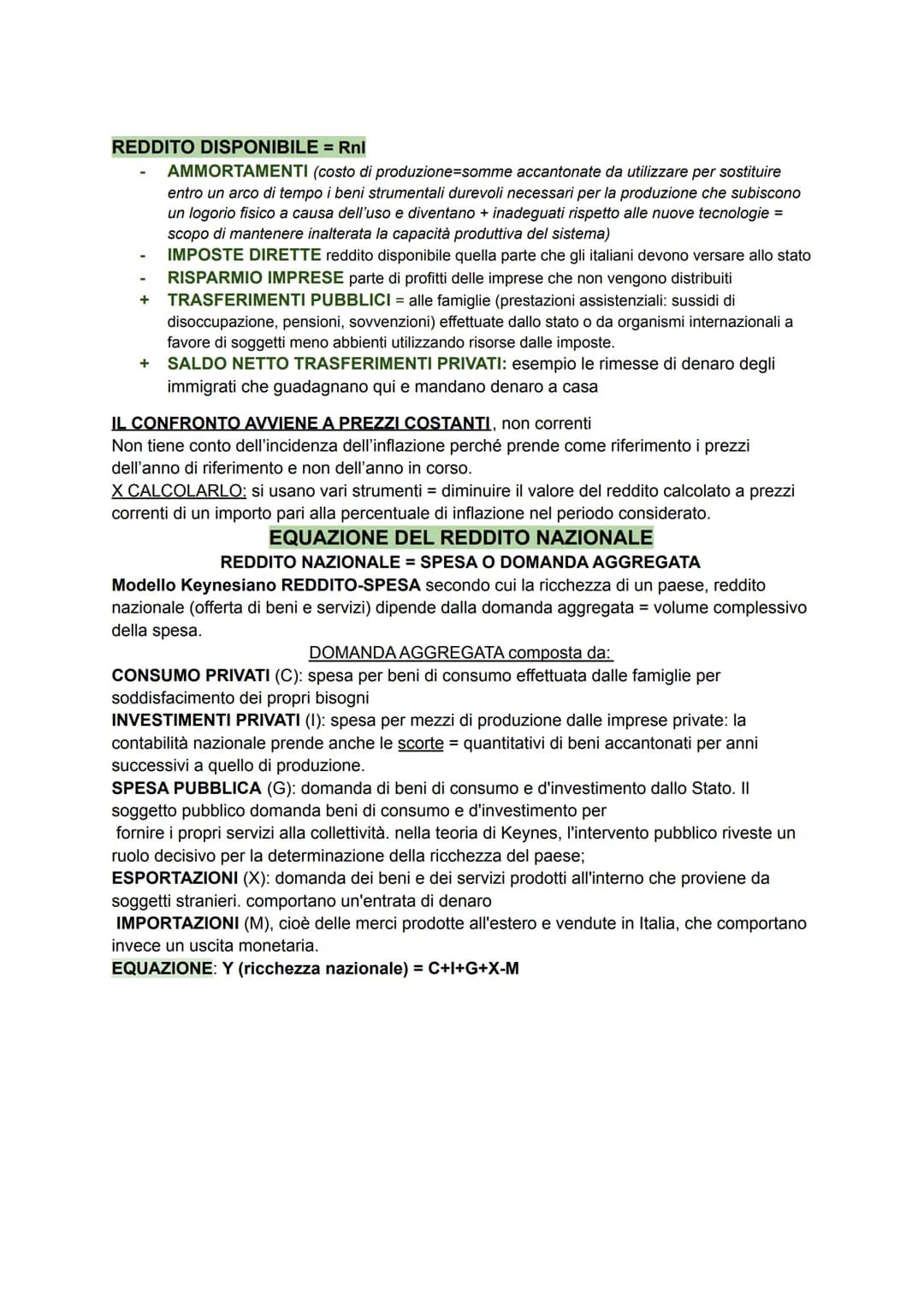 PRODOTTO E REDDITO NAZIONALE
Sono GRANDEZZE AGGREGATE + importanti
PRODOTTO NAZIONALE LORDO (PNL) = somma dei valori monetari di tutti i ben