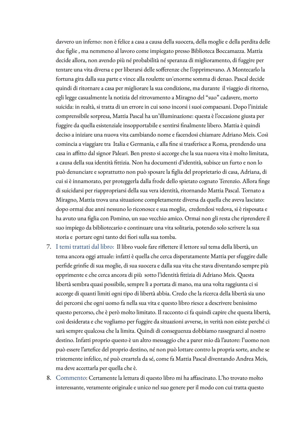 Recensione e scheda del libro "Il fu Mattia Pascal"
1. Autore: Luigi Pirandello: Scrittore, drammaturgo e poeta, il siciliano Luigi Pirandel