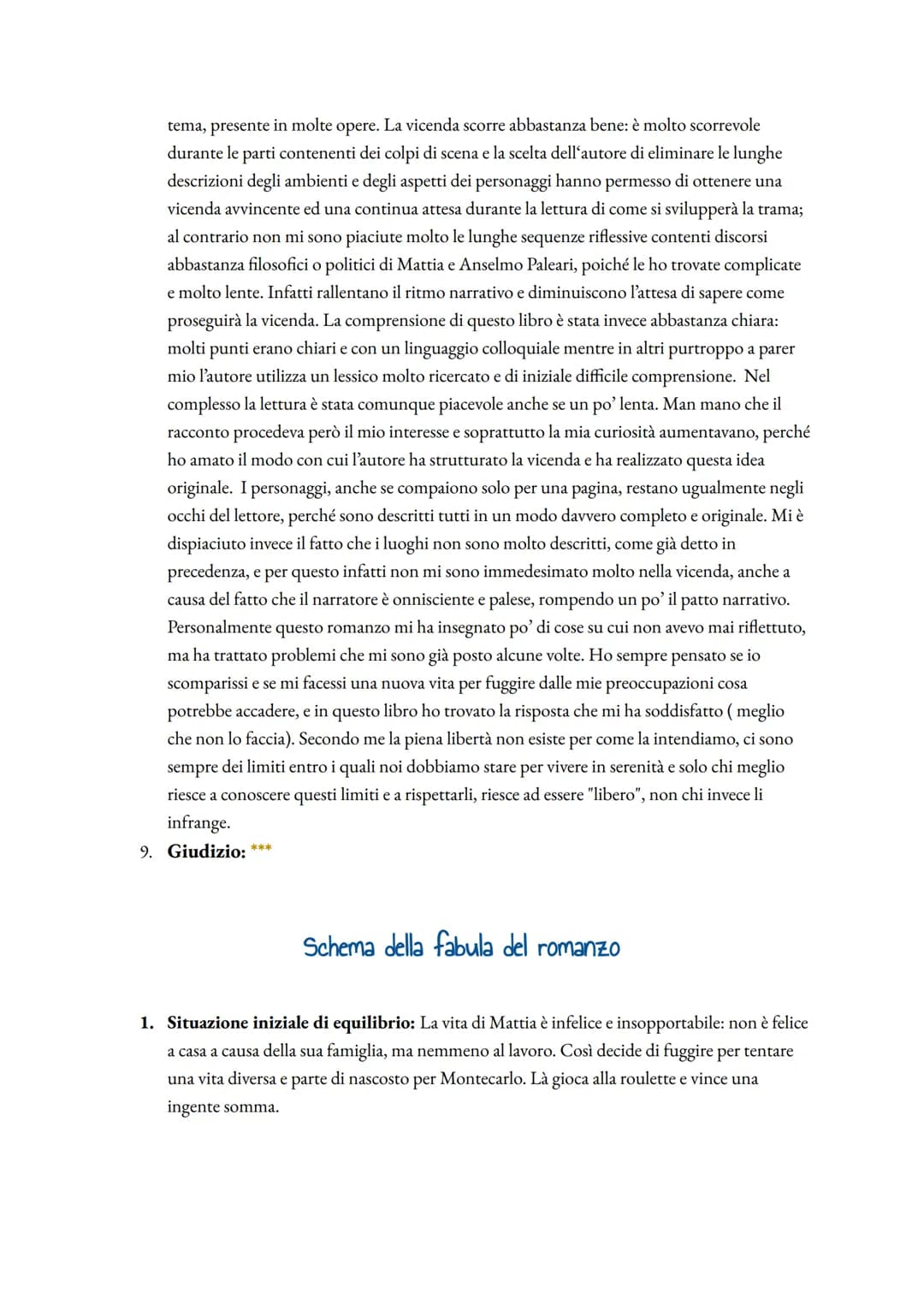 Recensione e scheda del libro "Il fu Mattia Pascal"
1. Autore: Luigi Pirandello: Scrittore, drammaturgo e poeta, il siciliano Luigi Pirandel