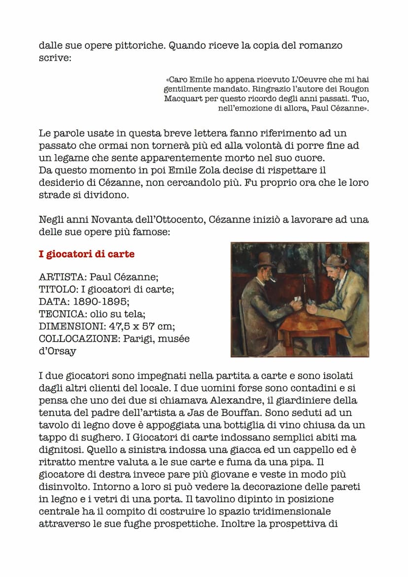 PAUL CEZANNE
Paul Cézanne nacque il 19 gennaio 1839 ad Aix-en Provence, da
una famiglia agiata e i suoi genitori erano Louis-Auguste e Anne
