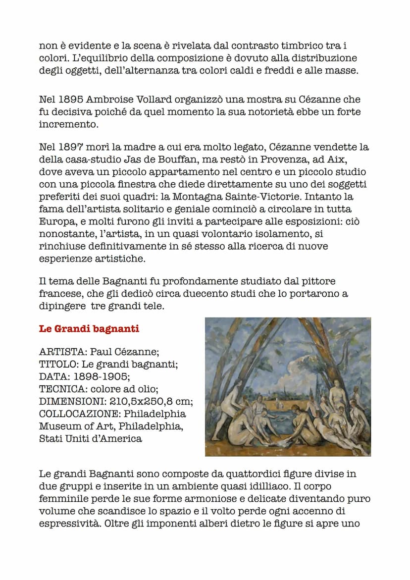 PAUL CEZANNE
Paul Cézanne nacque il 19 gennaio 1839 ad Aix-en Provence, da
una famiglia agiata e i suoi genitori erano Louis-Auguste e Anne
