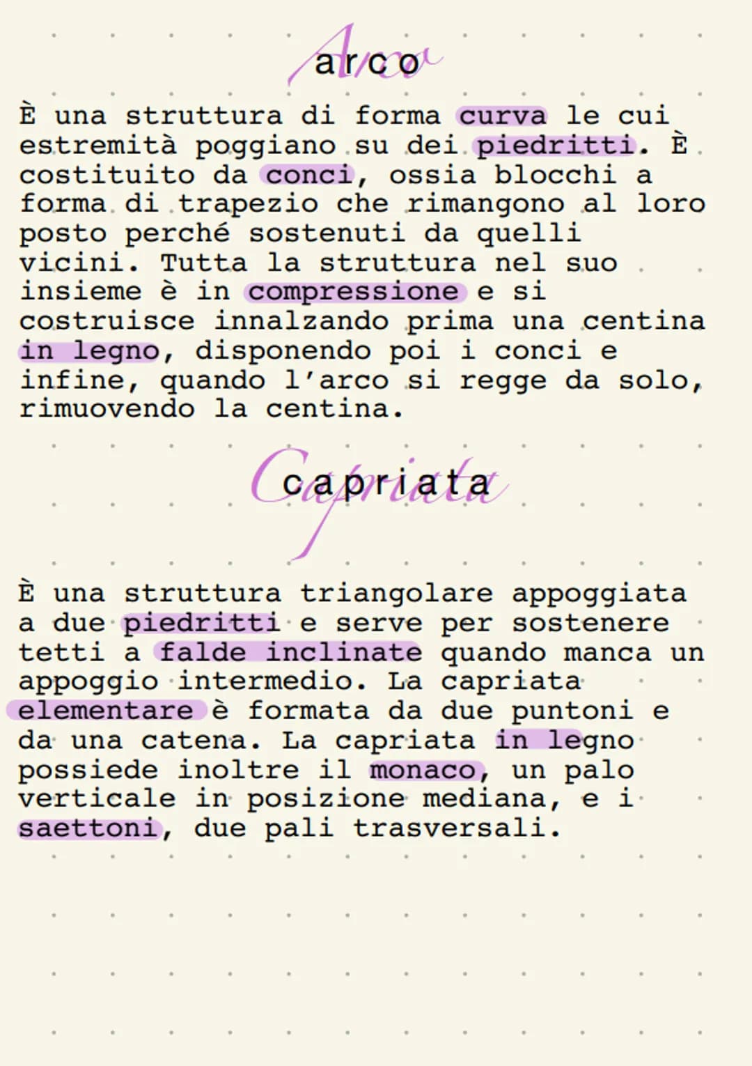 Strutture
Si dice struttura una qualsiasi
combinazione di materiali destinata a
sostenere dei carichi. Le principali
sollecitazioni di una s