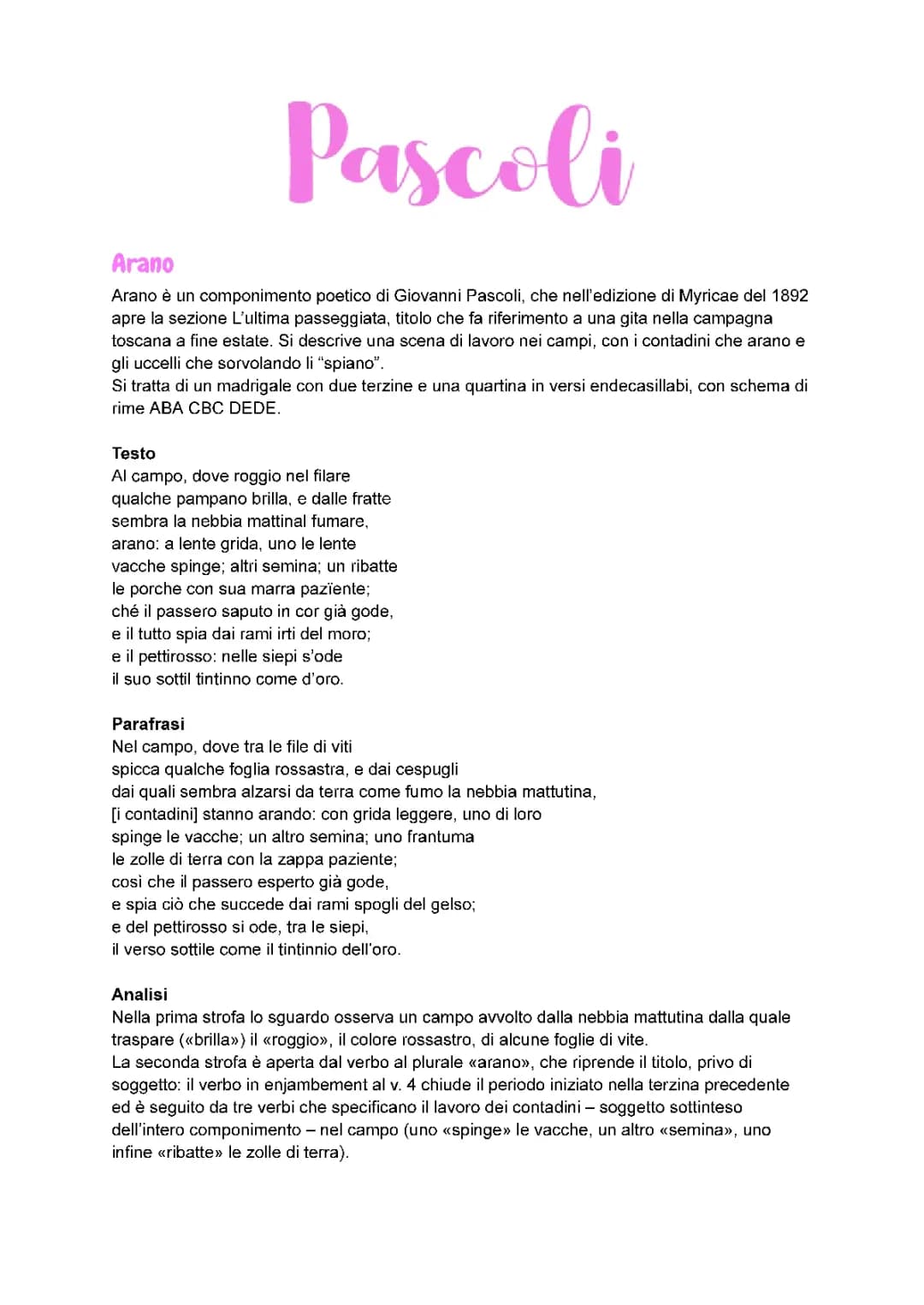 Pascoli