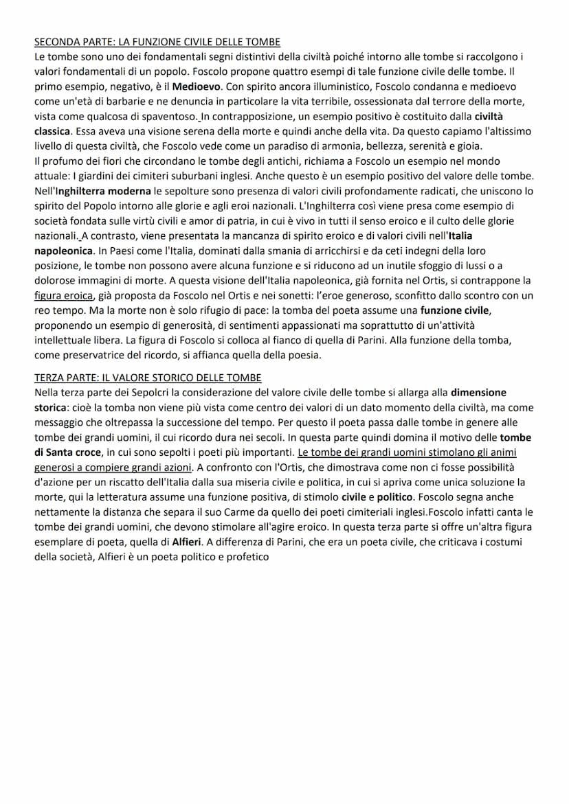 
<p>I Sepolcri sono un poemetto, definito da Foscolo come un carme, composto da endecasillabi sciolti, sotto forma di epistola poetica indir