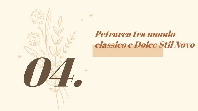 Francesco
Petrarca Vita
Opere
Indice
01
02
03 Petrarca e l'Accidia
04 Petrarca tra mondo
classico e Dolce Stil Novo
Novo 01.
Vita La Vita
Fr