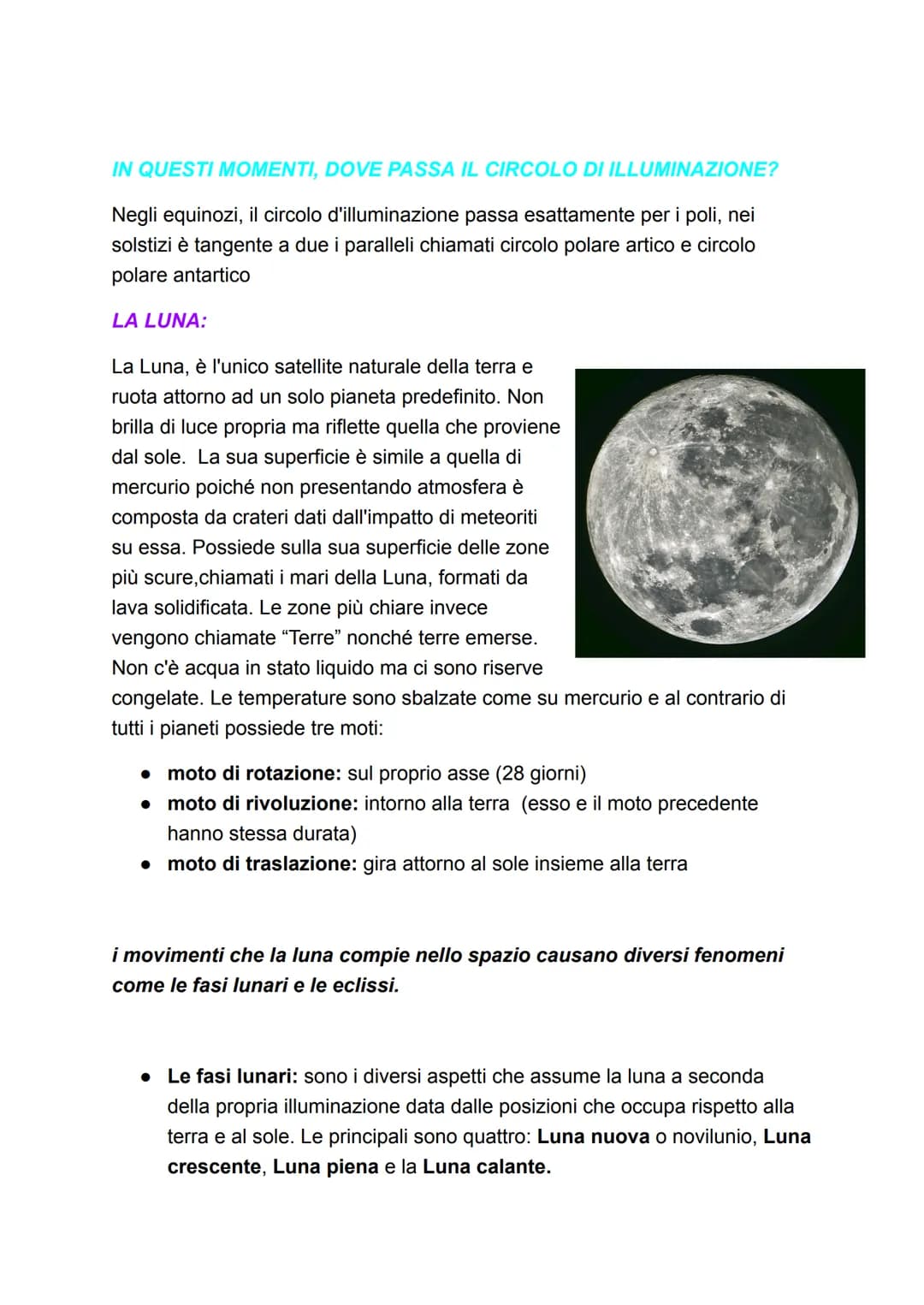 SCIENZE
UNITA' 4
IL PIANETA TERRA
LE COORDINATE, I MOTI,
LE STAGIONI E LA LUNA LA TERRA E IL RETICOLATO GEOGRAFICO:
La Terra, ha la forma di