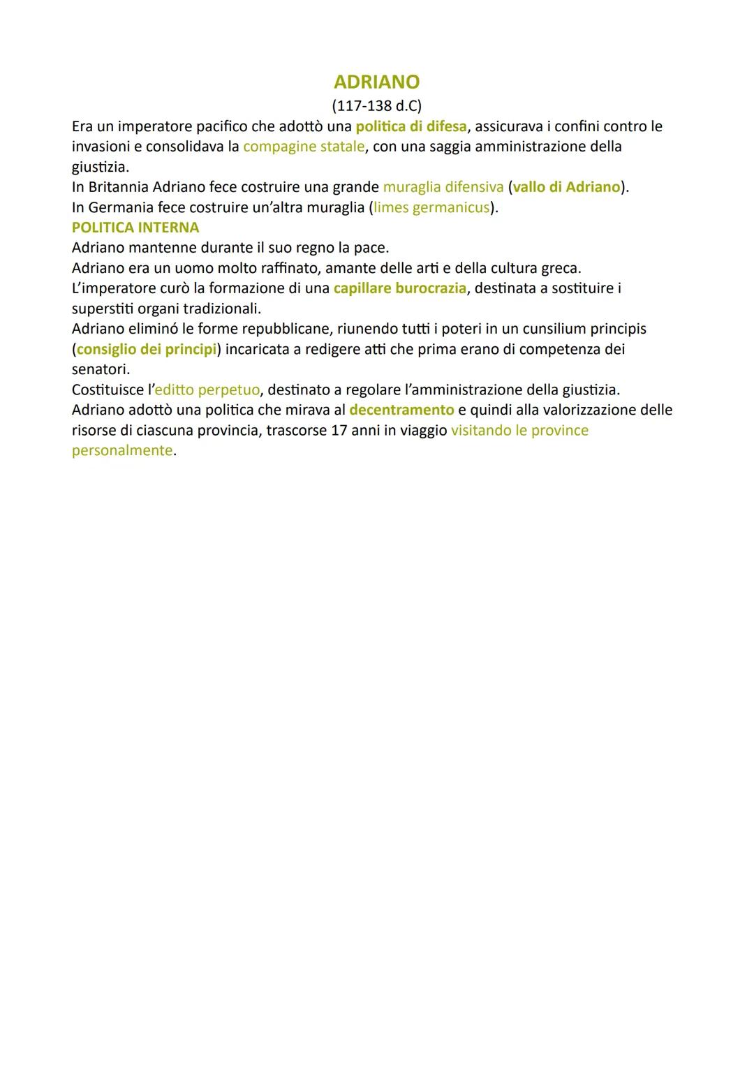 # NERVA
(96 -98 d.C)

Il Senato scelse come suo successore Nerva, aristocrazia senatoria.
Con Nerva ebbe inizio il periodo più luminoso dell
