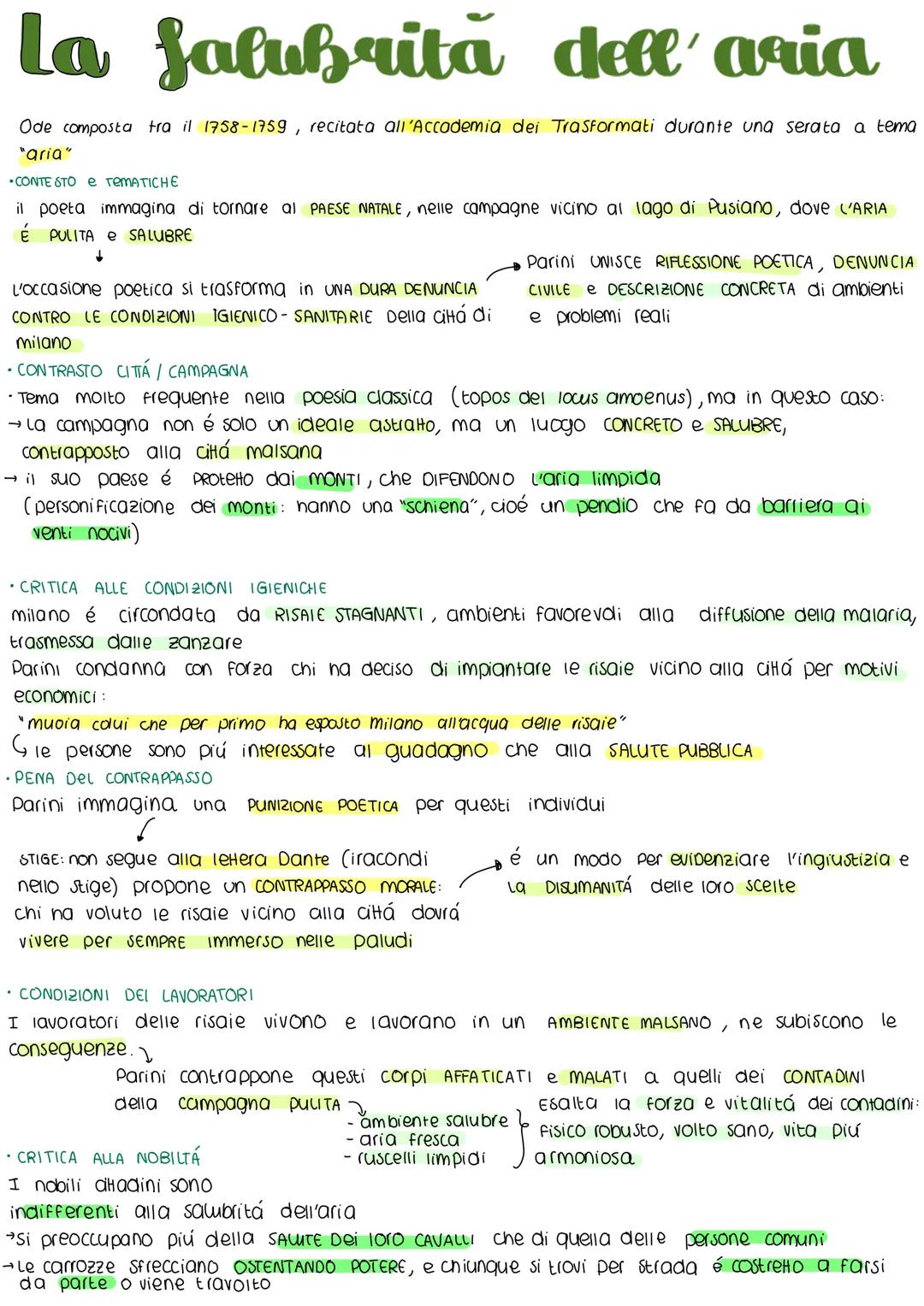  ## Giuseppe parini

- È un autore illuminista: condivide l'idea che la CULTURA debba AVERE
UN'UTILITÁ SOCIALE, cioè contribuire al migliora