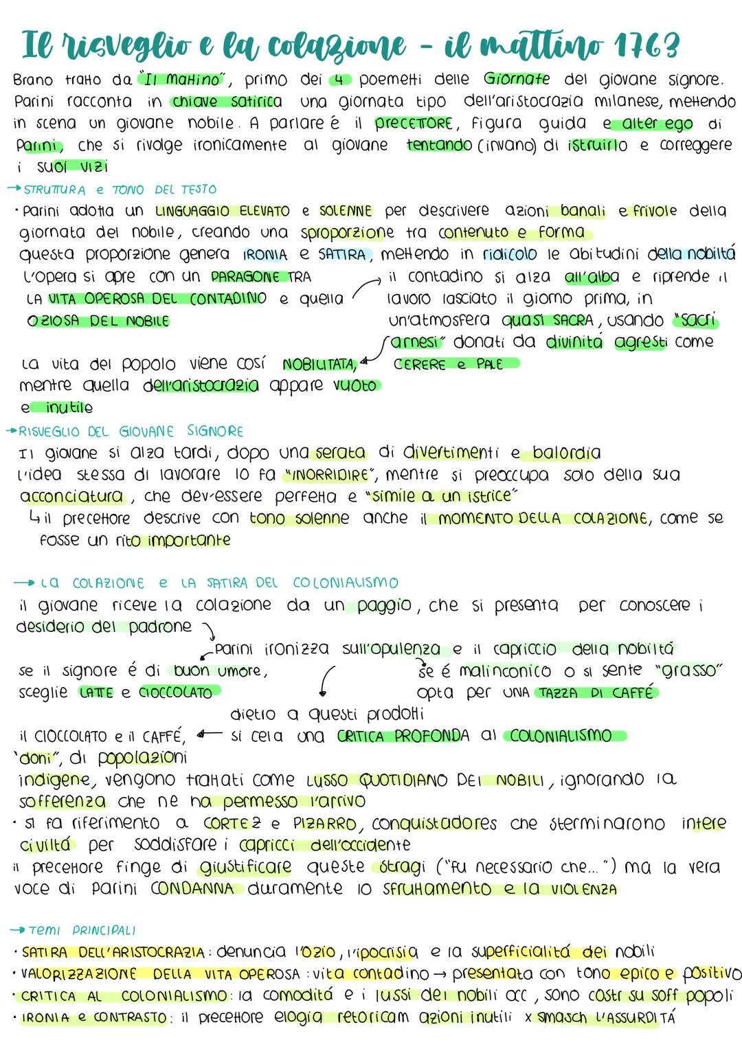  ## Giuseppe parini

- È un autore illuminista: condivide l'idea che la CULTURA debba AVERE
UN'UTILITÁ SOCIALE, cioè contribuire al migliora