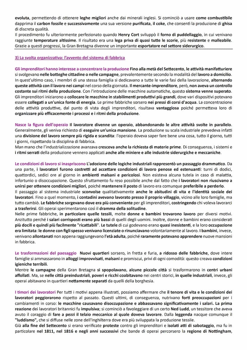 Capitolo 3: la Rivoluzione Industriale britannica
1) Le origini di una trasformazione epocale
Una rivoluzione non improvvisa, ma irreversibi