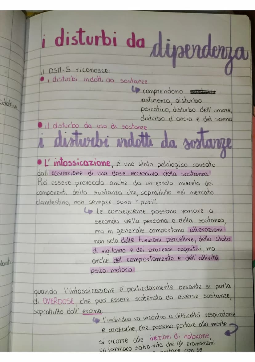 Le dipendenze
rappresentano un
un problema complesso, con diverse
conseguenze sul piano fisico, psicologico e comportamentale
la dipendenza 