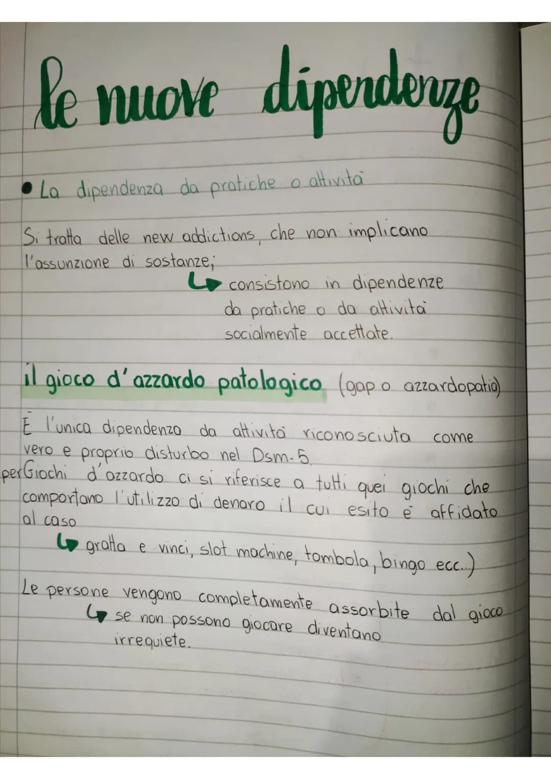 Le dipendenze
rappresentano un
un problema complesso, con diverse
conseguenze sul piano fisico, psicologico e comportamentale
la dipendenza 