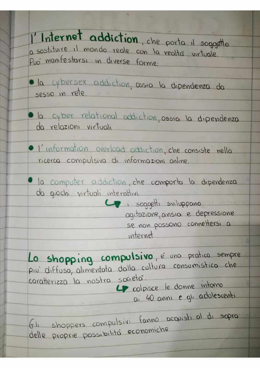Le dipendenze
rappresentano un
un problema complesso, con diverse
conseguenze sul piano fisico, psicologico e comportamentale
la dipendenza 
