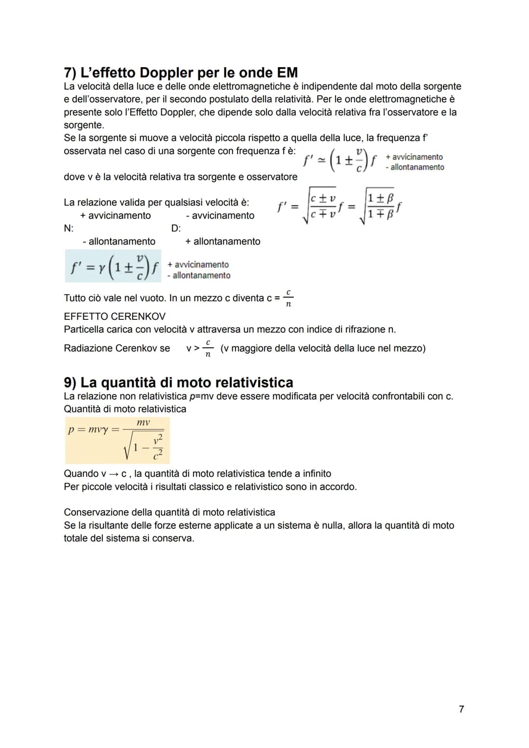 Relatività
Esperimento di Michelson e Morley (1881 e 1887)
Etere: era il mezzo che permeava tutto lo spazio e permetteva la trasmissione di 