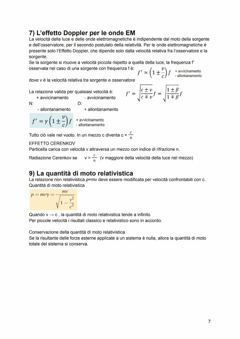 Relatività
Esperimento di Michelson e Morley (1881 e 1887)
Etere: era il mezzo che permeava tutto lo spazio e permetteva la trasmissione di 