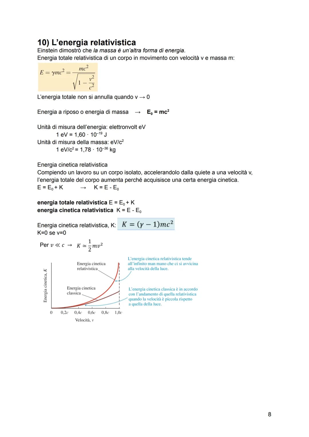 Relatività
Esperimento di Michelson e Morley (1881 e 1887)
Etere: era il mezzo che permeava tutto lo spazio e permetteva la trasmissione di 