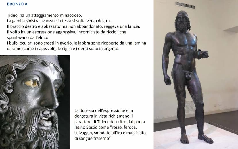 LA SCULTURA CLASSICA
Stile severo STILE SEVERO (480-450 a. C.)
Chiamato così per l'espressione severa e malinconica delle statue di questo p