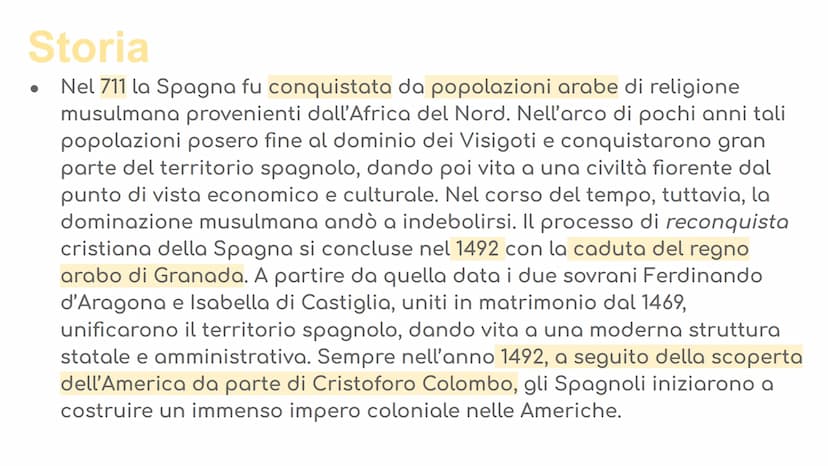 La Spagna
MA Il territorio
Tra i maggiori paesi d'Europa la Spagna occupa la maggior parte
della Penisola Iberica. La Spagna confina:
A nord