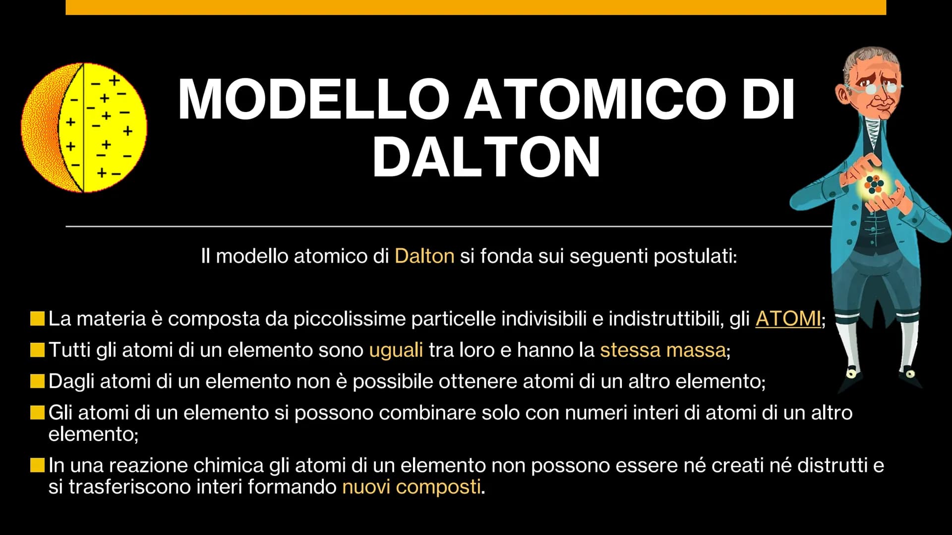 I MODELLI
ATOMICI I MODELLI ATOMICI
Prime ipotesi basate su argomenti filosofici;
Materia formata da piccole particelle;
| Democrito fu il p