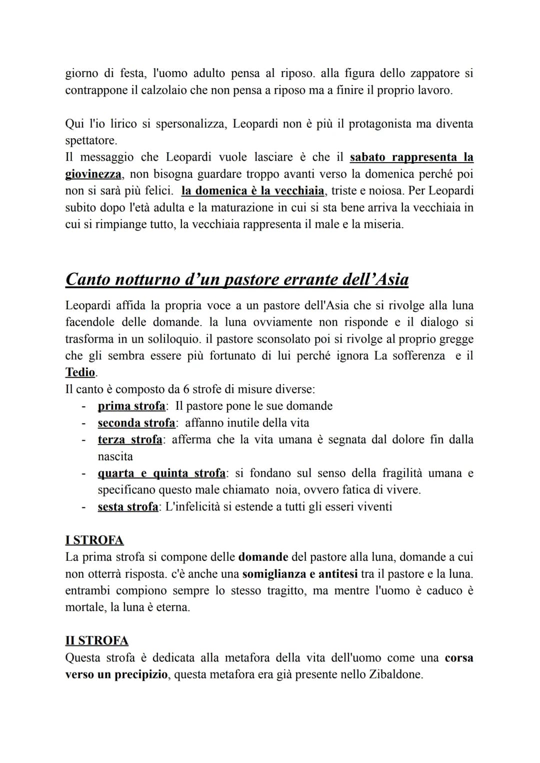 I CANTI PISANO-RECANATESI
Nel 1828 Leopardi va a Pisa e qui Trova un sollievo temporaneo ai propri mali e
compone così i 6 canti Pisano-reca