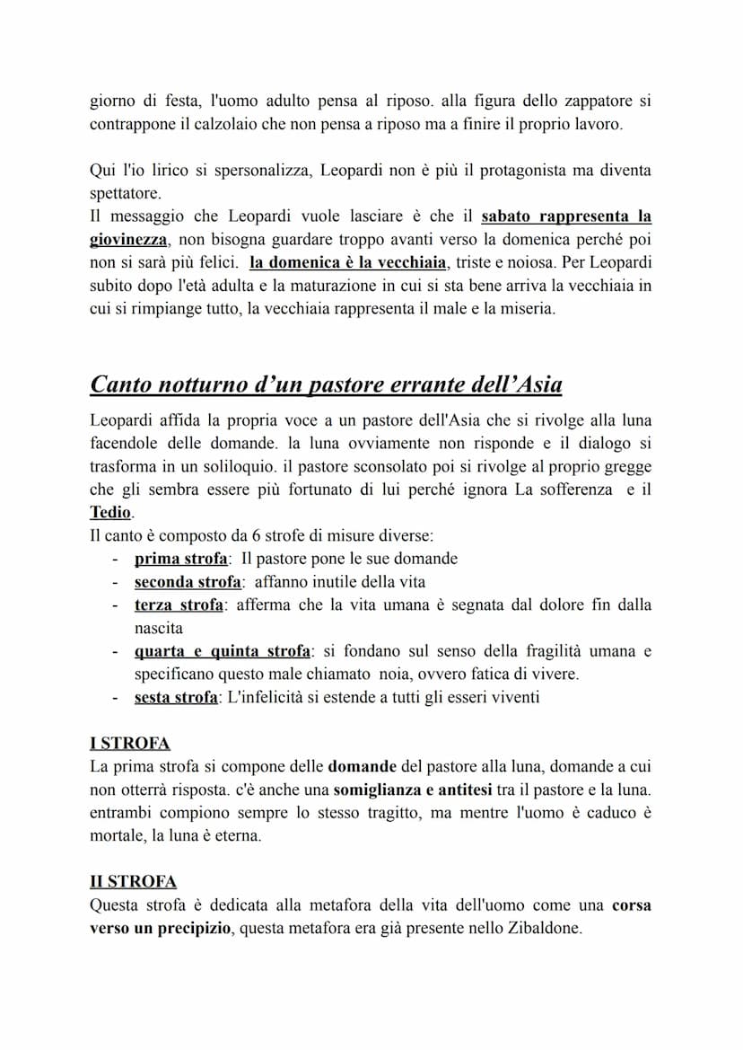 I CANTI PISANO-RECANATESI
Nel 1828 Leopardi va a Pisa e qui Trova un sollievo temporaneo ai propri mali e
compone così i 6 canti Pisano-reca