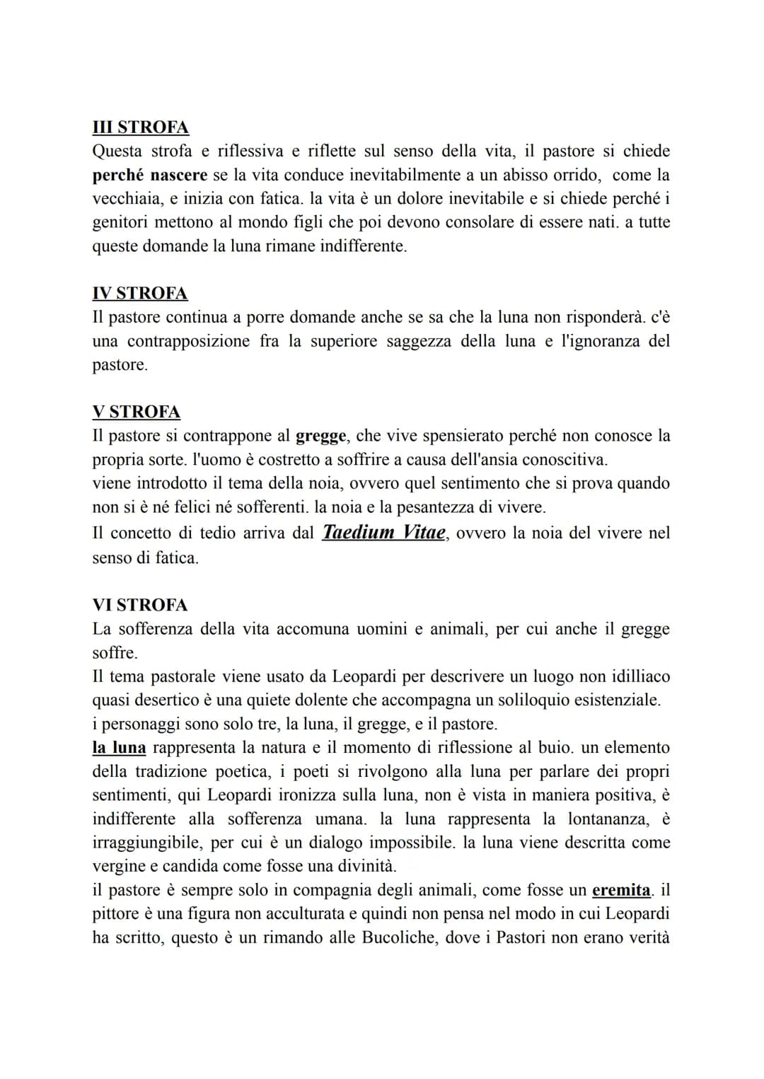 I CANTI PISANO-RECANATESI
Nel 1828 Leopardi va a Pisa e qui Trova un sollievo temporaneo ai propri mali e
compone così i 6 canti Pisano-reca