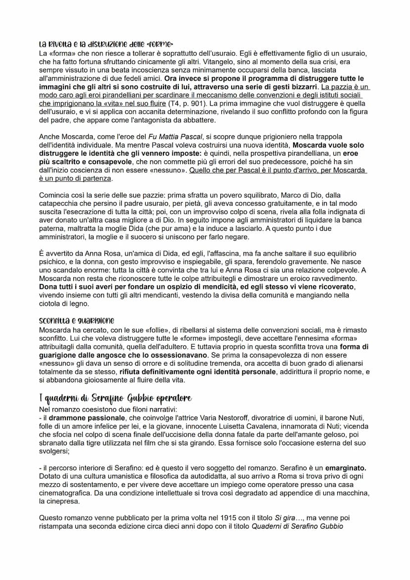 O
Luigi Pirandello
Luigi Pirandello nacque nel 1867 a Girgenti (ribattezzata poi Agrigento dopo
il fascismo), da una famiglia di agiata cond