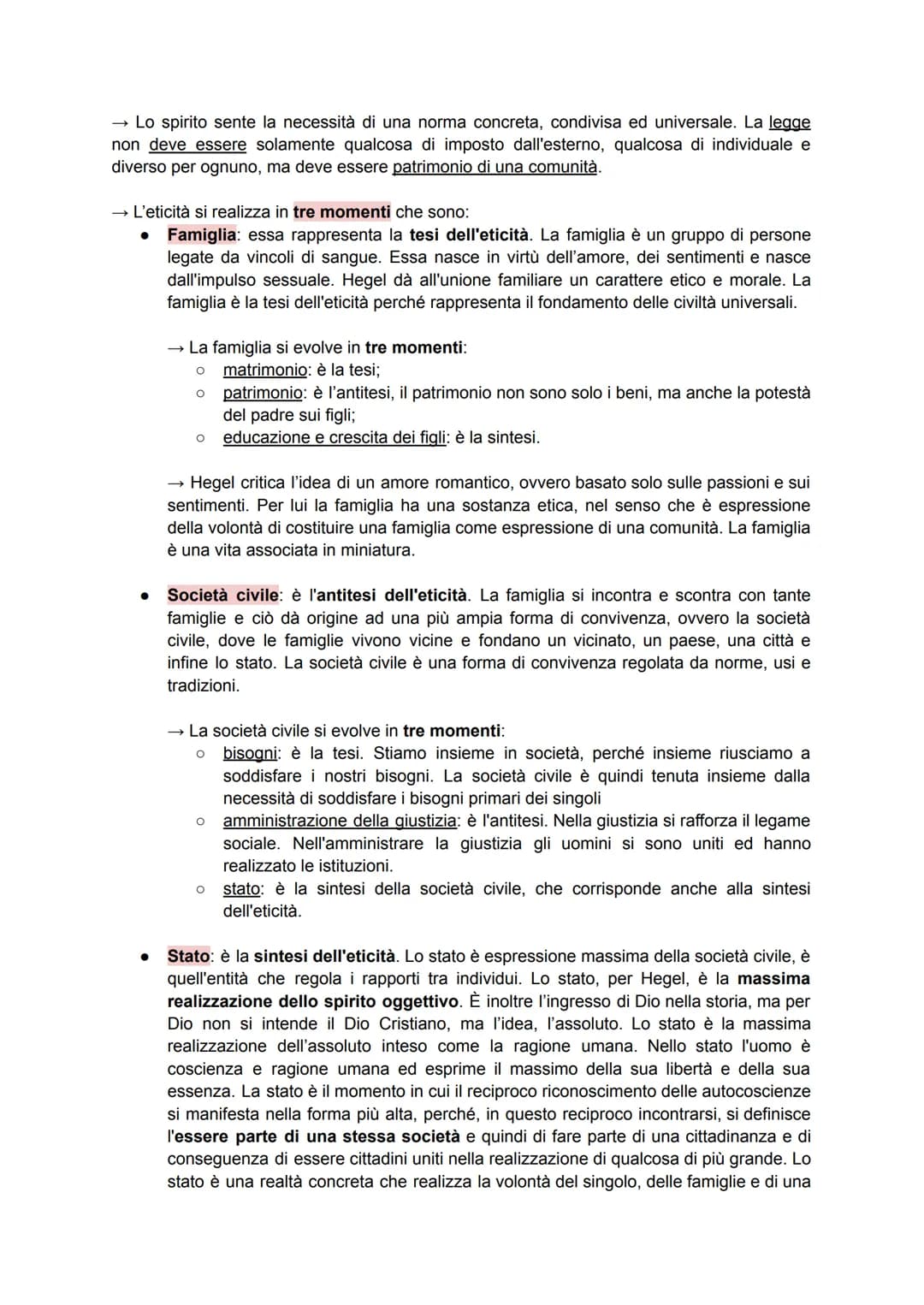 HEGEL
→ cosa riprende Hegel da Fichte: Fichte e Schelling aprono la strada verso Hegel, il quale
prende da Fichte l'idea che tutta la realtà