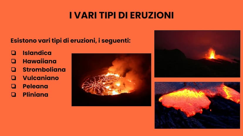 I VULCANI
Asia Brambilla, Guglielmo Cassina,
Gaia Caterisano, Mattia Cifani Come si formano
i vulcani
I vari tipi di eruzione
I VULCANI
La c