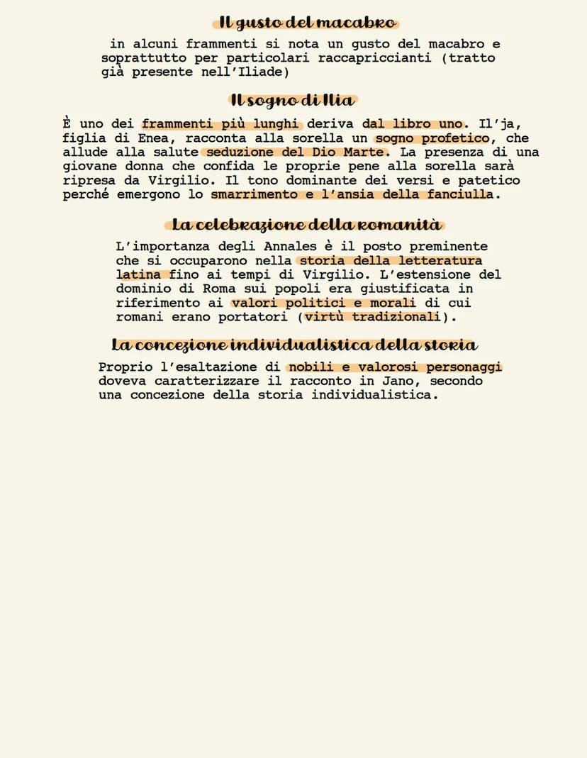 ENNIO
Ennio è il primo poeta latino a scrivere un poema in
esametri (il metro di Omero) fu considerato in età augustea
il vero fondatore e "