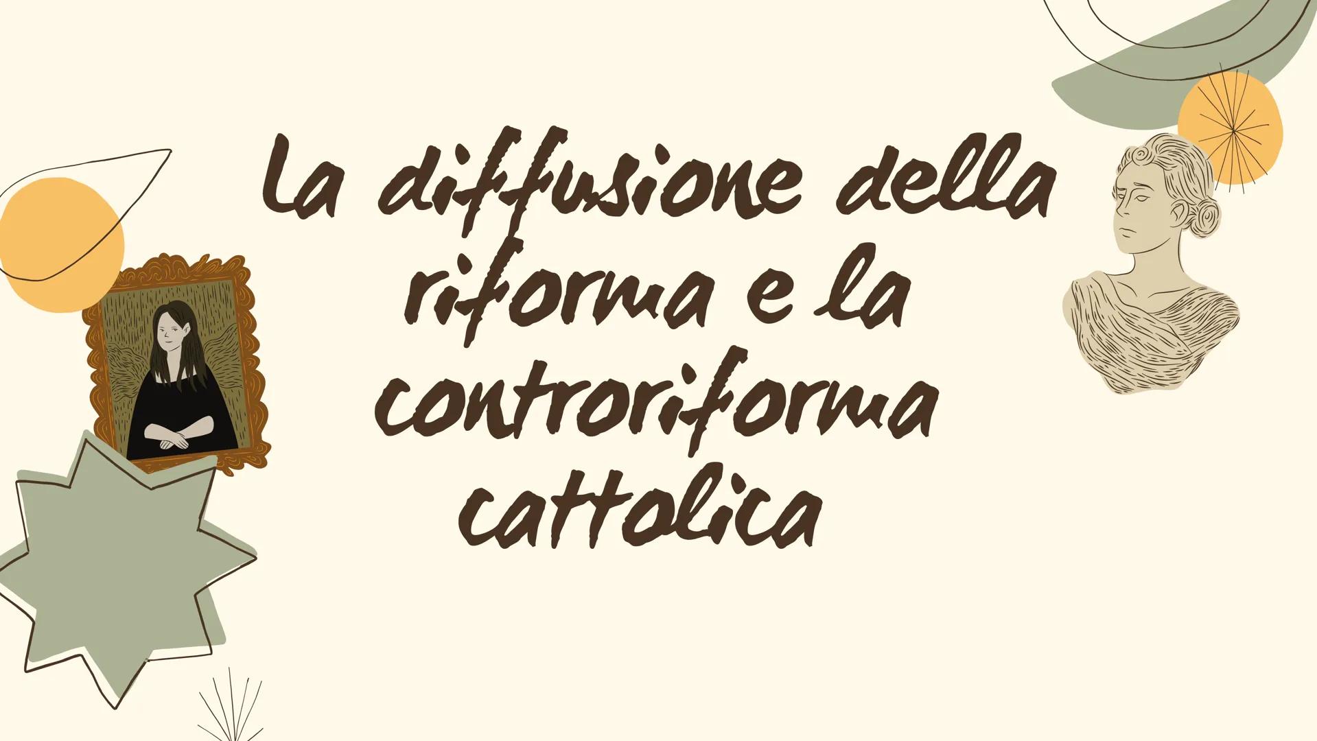 La diffusione della
riforma e la
controriforma
cattolica
20 Indice
1. La nascita di nuove Chiese protestanti
2. La Chiesa anglicana di Enric