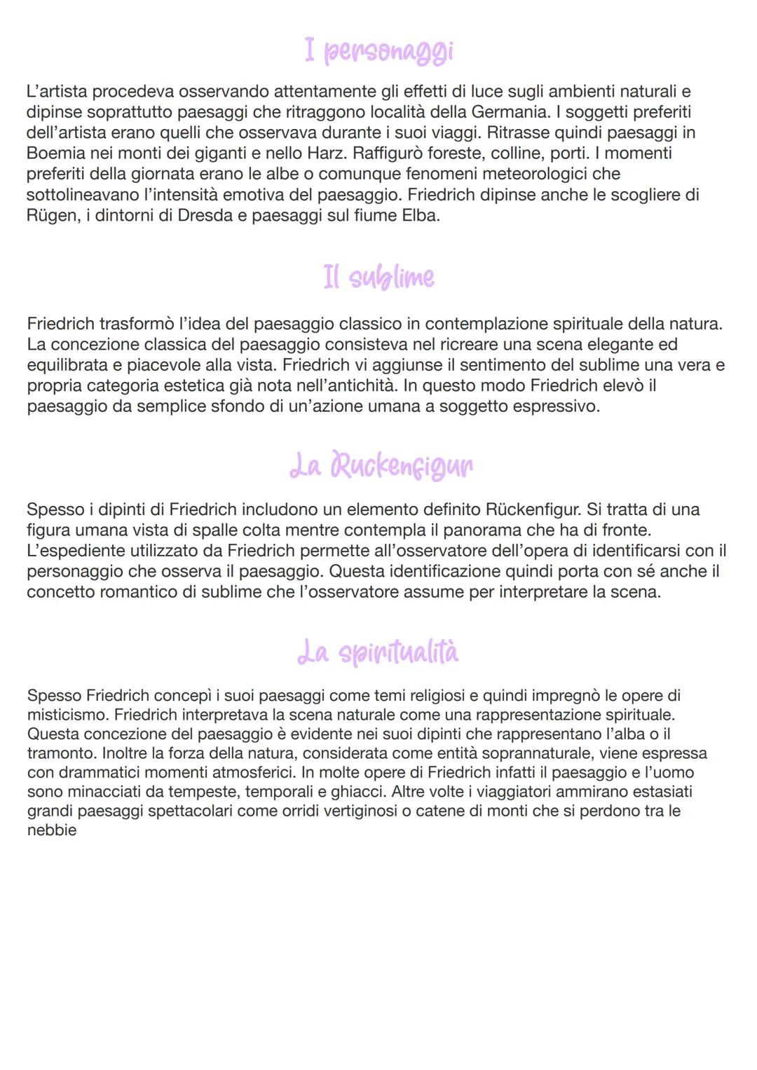 Casper David Friedrich
Caspar David Friedrich nacque a Greifswald, il 5 settembre 1774, una cittadina della
Pomerania svedese che si affacci