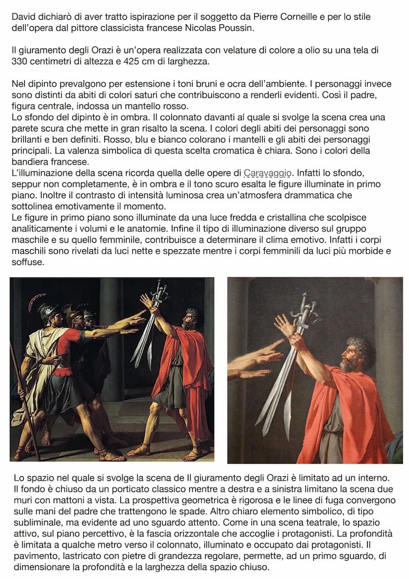 Jacques Louis David
Jaques-Louis David, pittore francese,
introdusse lo stile neoclassico in Francia
diventando il protagonista indiscusso d