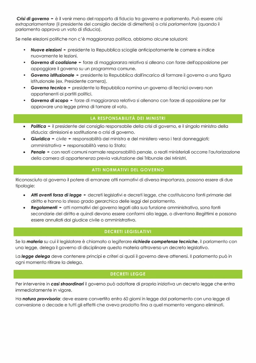 È un organo complesso, formato da più organi:
1. Organi necessari (dotati di autonomia):
Presidente del Consiglio dei Ministri leader politi