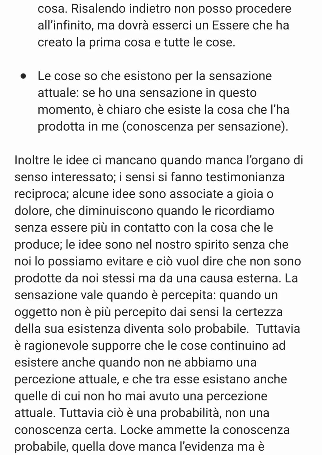 LOCKE
Egli è considerato il fondatore dell'Empirismo
inglese, una corrente filosofica fondata
sull'esperienza. Questa corrente filosofica si