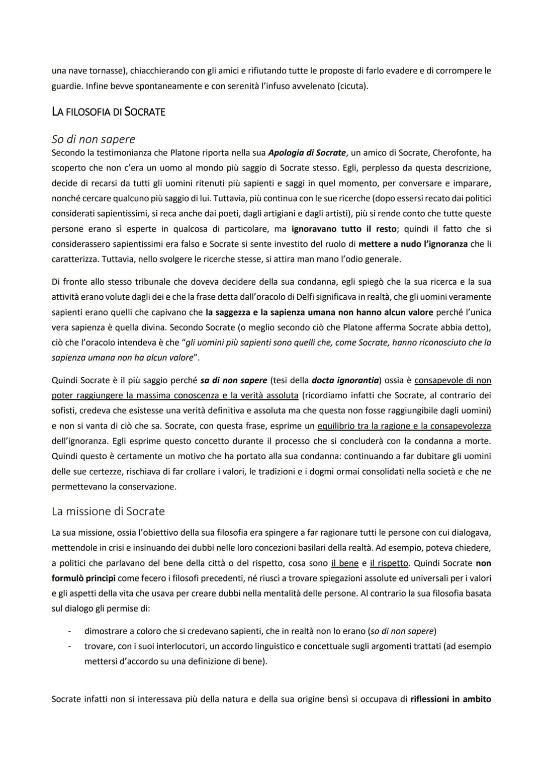 SOMMARIO
SOMMARIO
SOCRATE
LA VITA
Assenza di testimonianze
La condanna
La morte
LA FILOSOFIA DI SOCRATE
So di non sapere
La missione di Socr
