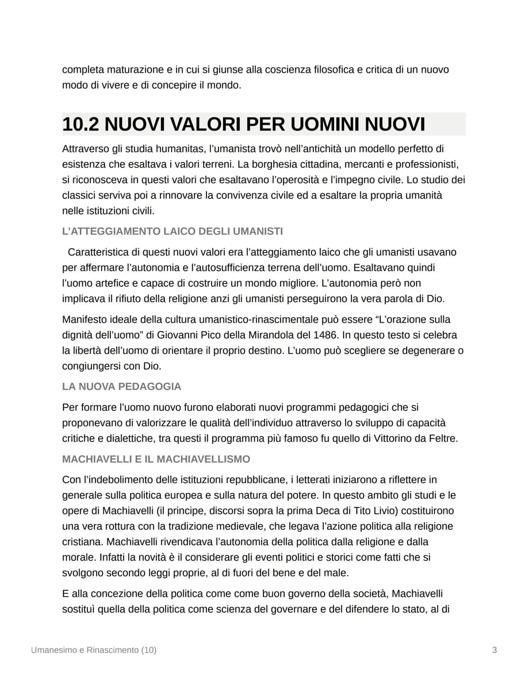 Umanesimo e Rinascimento (10)
10.1 L'UOMO AL CENTRO
L'inizio dell'Età Moderna coincide con gli ultimi decenni del 400, quando le società
eur