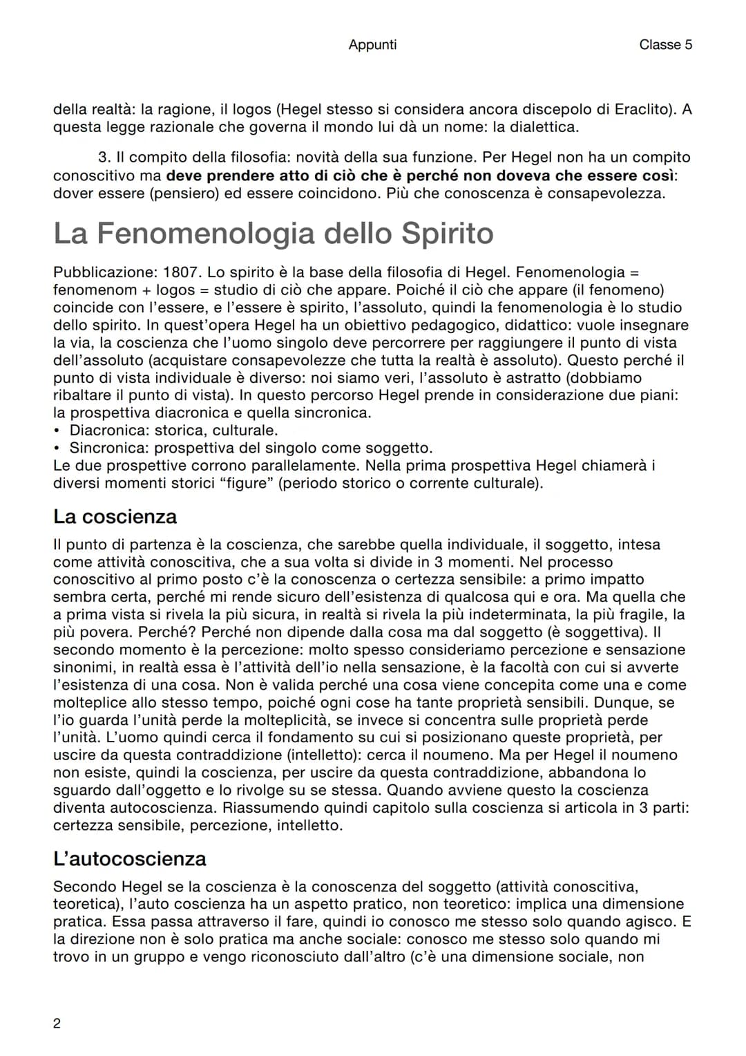 Filosofia
Hegel
Introduzione
Appunti
Classe 5
Hegel, nato nel 1770 e morto nel 1831, divenne professore universitario di filosofia,
estremam