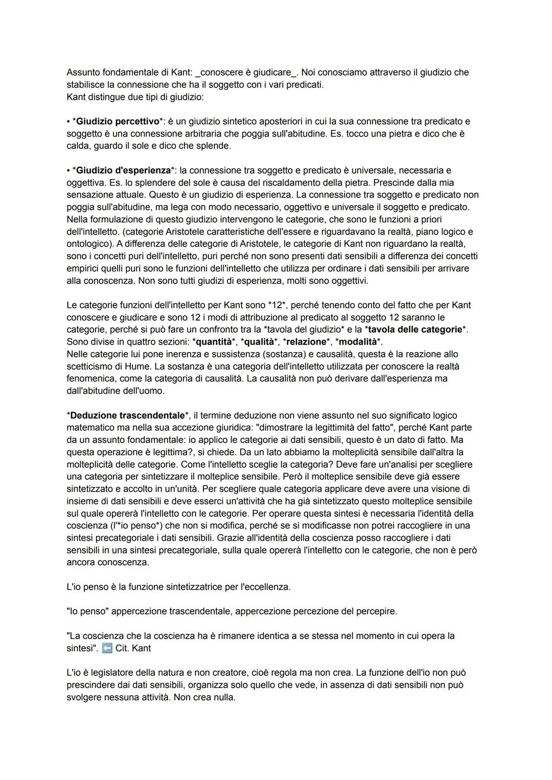 IMMANUEL KANT
PENSIERO FILOSOFICO
Due periodi del pensiero filosofico di Kant:
▪ *Periodo critico* (1781): inizia con la
pubblicazione della