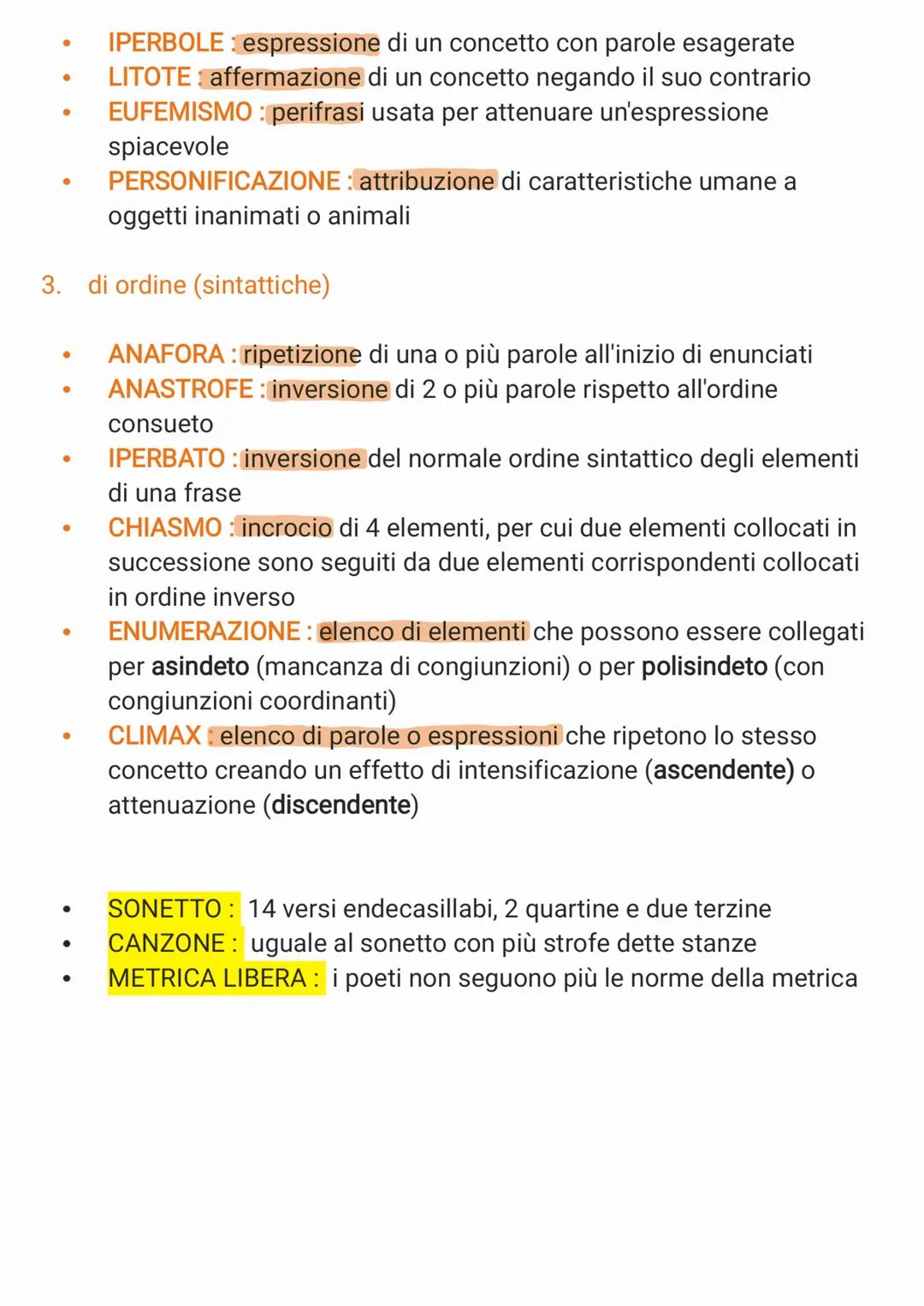L'AUTORE E L'IO LIRICO
autore= persona che ha scritto l'opera
io lirico voce a cui viene affidato il messaggio poetico
IL VERSO
COS'E' IL VE