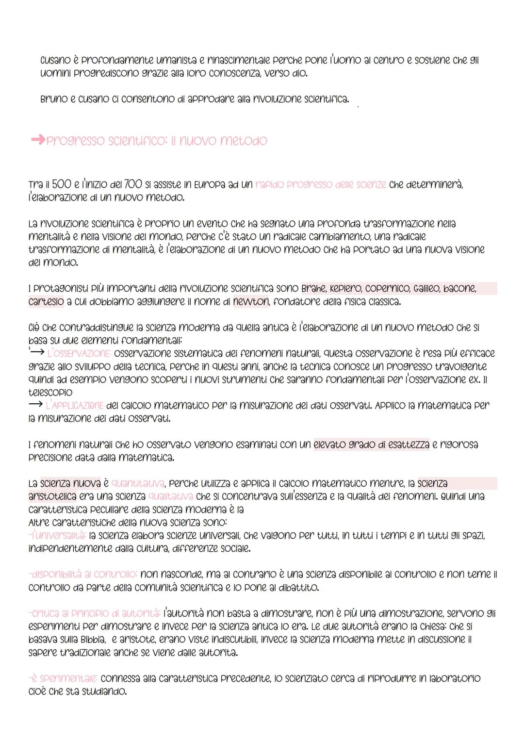La rivoluzione scientifica
La cultura scientifica
La cultura diventa laica ma ciò non vuol dire che gli scienziati del tempo non fossero rel