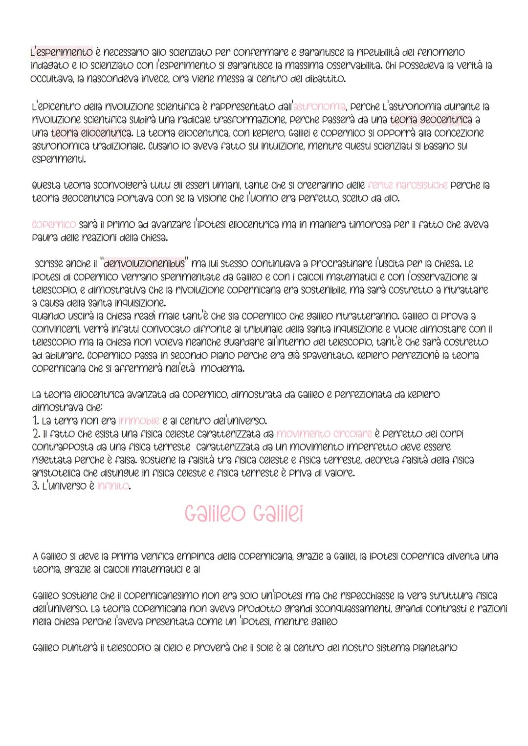 La rivoluzione scientifica
La cultura scientifica
La cultura diventa laica ma ciò non vuol dire che gli scienziati del tempo non fossero rel