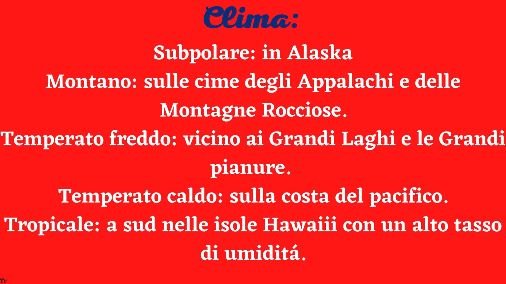 Stati Uniti Il territorio
Gli Stati Uniti confinano
a nord con il Canada e a
sud con Il Messico. Sono
bagnati dall'oceano
Pacifico e ad est
