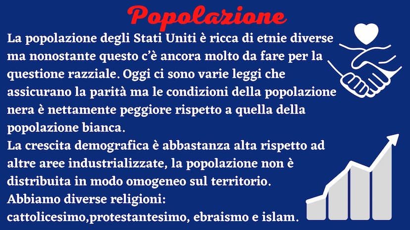 Stati Uniti Il territorio
Gli Stati Uniti confinano
a nord con il Canada e a
sud con Il Messico. Sono
bagnati dall'oceano
Pacifico e ad est
