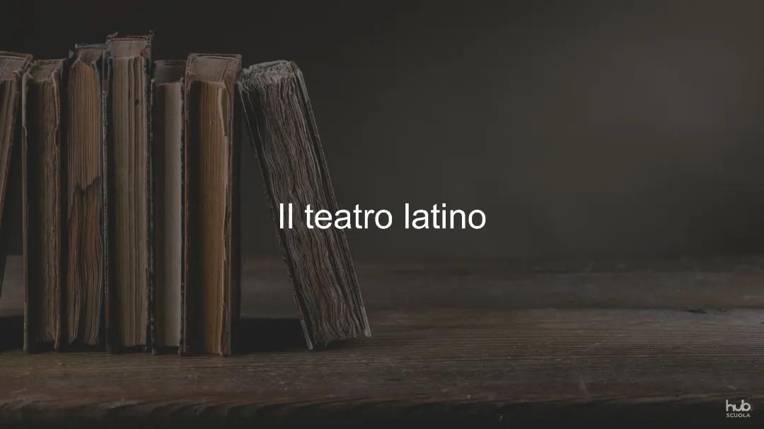 il teatro latino