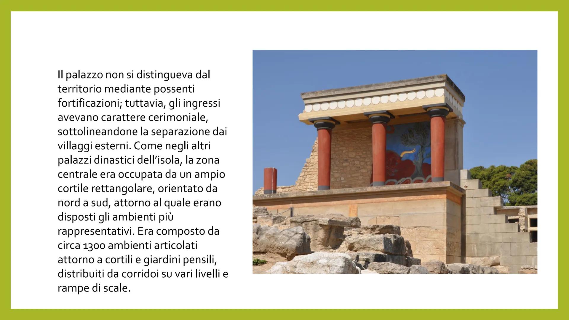 L'ARTE CRETESE La civiltà cretese
• Arthur Evans, l'archeologo che portò alla luce i resti del palazzo di Cnosso tra il
1900 e il 1931, chia