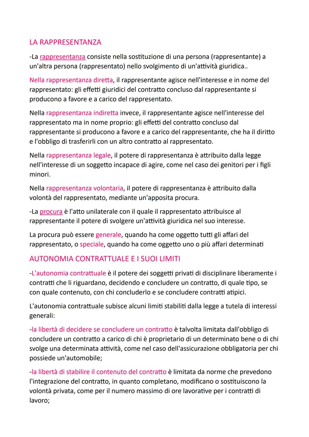 # CLASSIFICAZIONI DEI CONTRATTI

-Il contratto è l'accordo volontario tra due o più parti per costituire, regolare o
estinguere tra loro un 