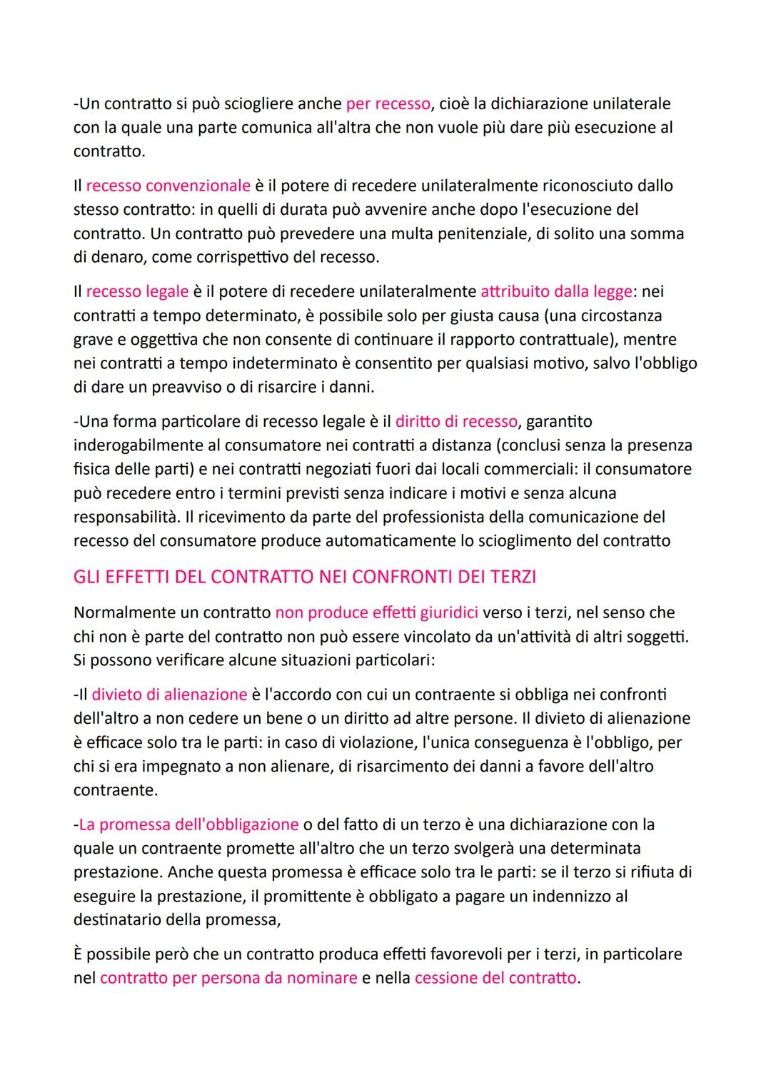 # CLASSIFICAZIONI DEI CONTRATTI

-Il contratto è l'accordo volontario tra due o più parti per costituire, regolare o
estinguere tra loro un 