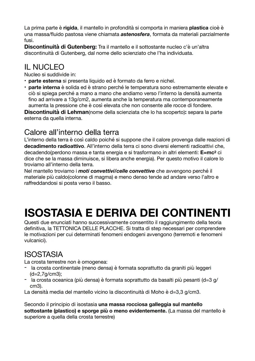 # STRUTTURA INTERNA DELLA TERRA

La forma della Terra può essere assimilata più o meno ad una sfera, ma in realtà si tratta
di un geoide cio